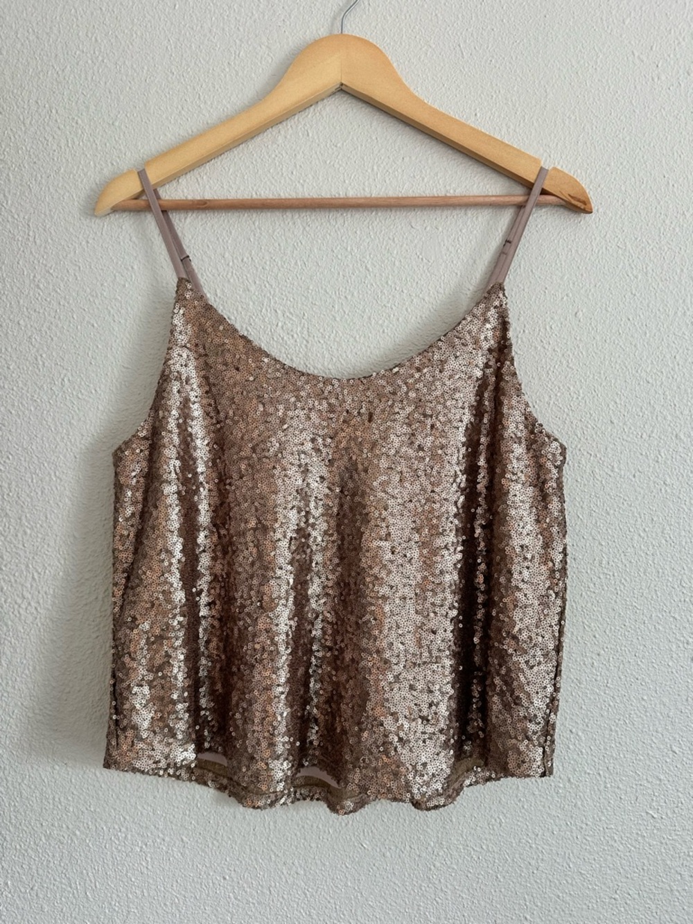 Gentle Fawn Rose Gold Sequin Cami